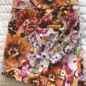 Jcrew flower shorts